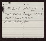 Robert Hailey oral history interview, February 7, 1999